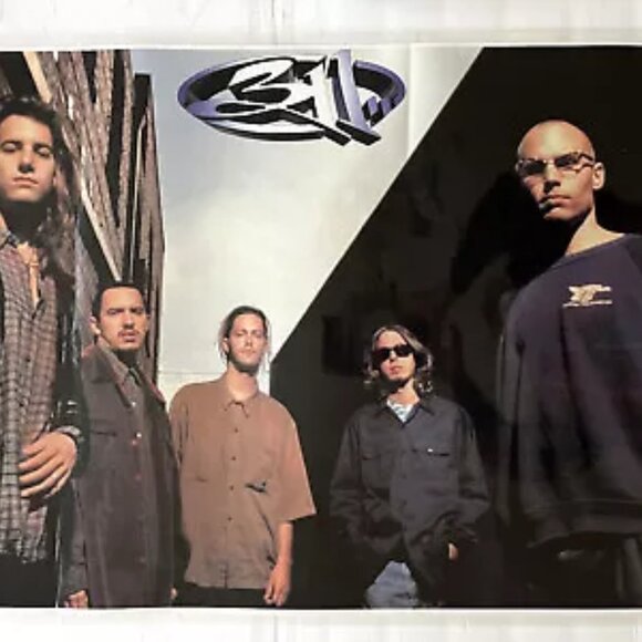 311 & Red 2002 UK Import Band Shot Laminated Poster 24" x 36"